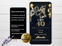 Einladung zum 40. Geburtstag WhatsApp