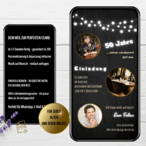 WhatsApp 50. Geburtstag Mann