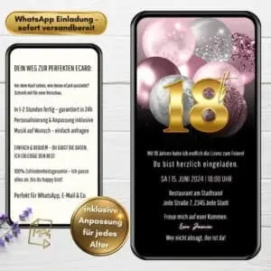 eCard 18. Geburtstag