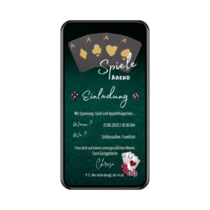 Einladung Spielenachmittag