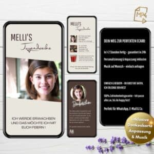 Einladung Jugendweihe WhatsApp