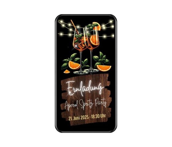 eCard Einladung Aperol Spritz