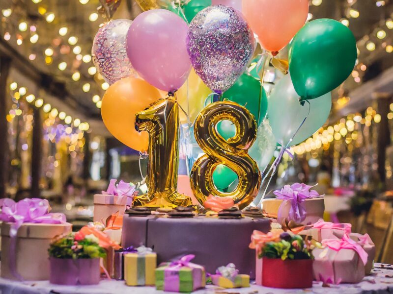 18. Geburtstag Feier