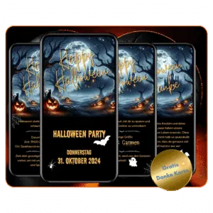 Einladung zur Halloween Party