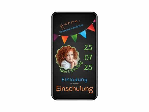 Einladungskarte zur Einschulung