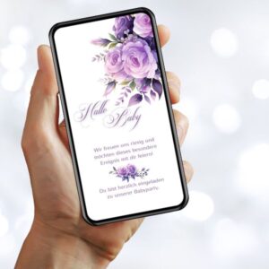 Babyparty Einladung Vorlage