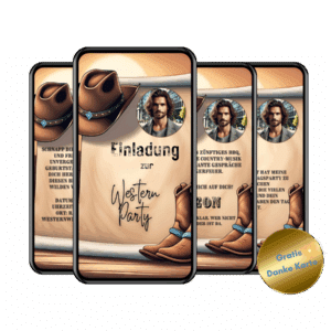 Einladung Western Party