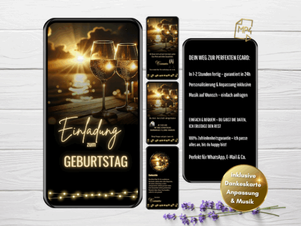 Geburtstag Einladung per WhatsApp