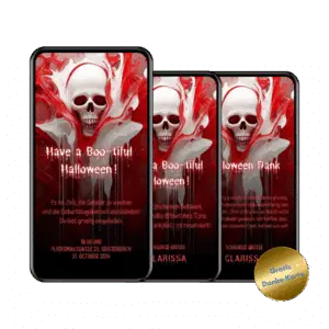 gruselige Halloween Einladung