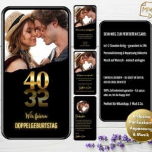 Einladung zum Doppelgeburtstag