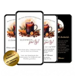 Einladung Glühwein trinken