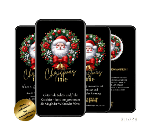 Einladung Weihnachtsfeier per WhatsApp