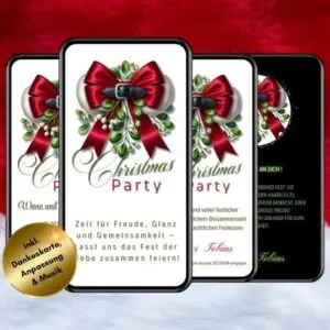 Weihnachtseinladung WhatsApp