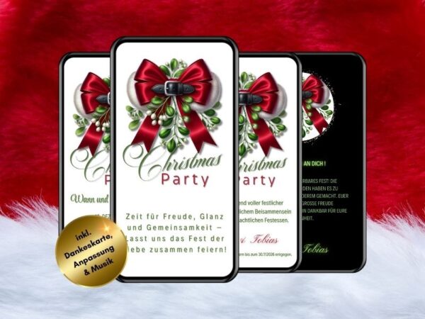 Weihnachtseinladung WhatsApp