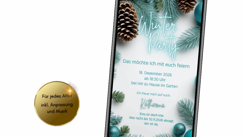 Einladung Winterparty