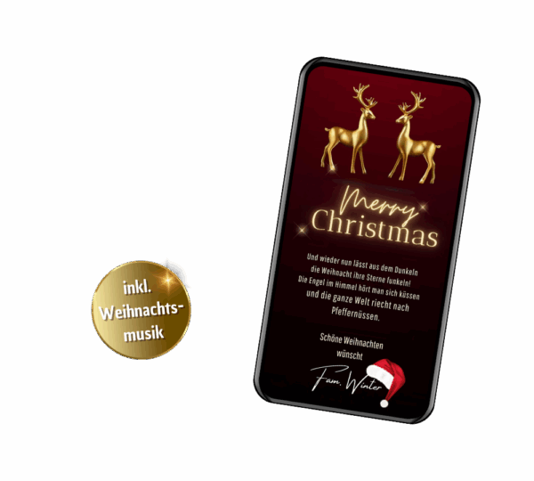 Weihnachtsgrüße per WhatsApp
