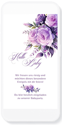 Babyparty Einladung Vorlage
