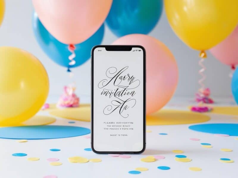 Einladung zum Geburtstag per WhatsApp