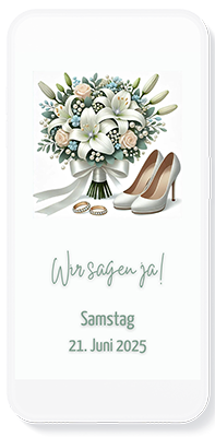Hochzeitseinladung modern