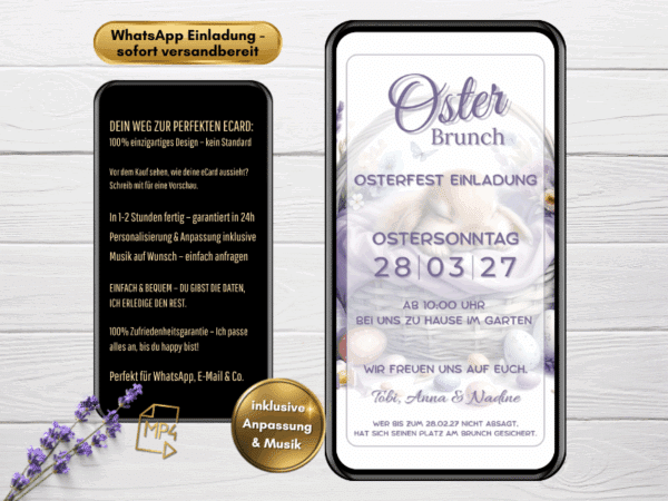 Einladung Osterbrunch