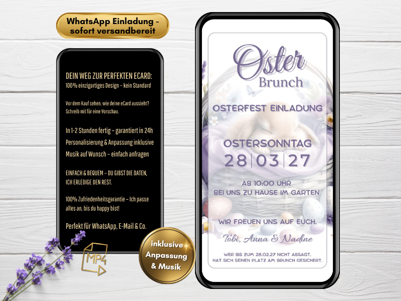 Einladung Osterbrunch