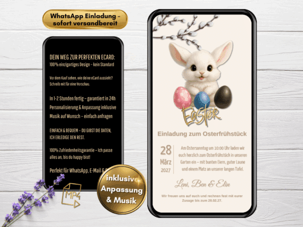 Einladung Osterfrühstück