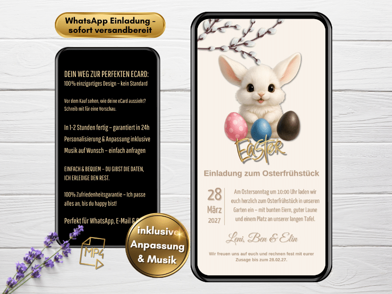 Einladung Osterfrühstück
