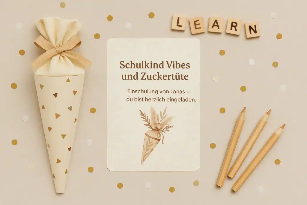 Text für Schulanfang Einladung