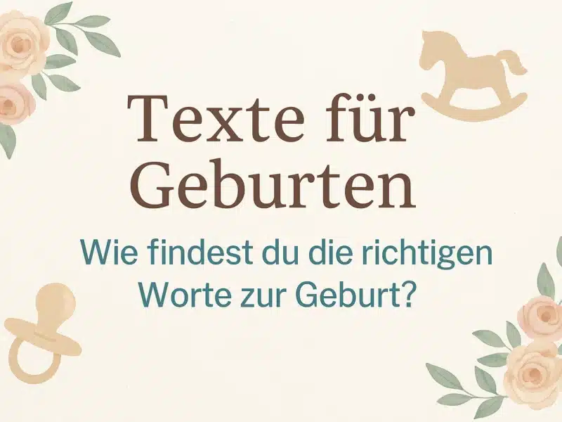 Texte für Geburten