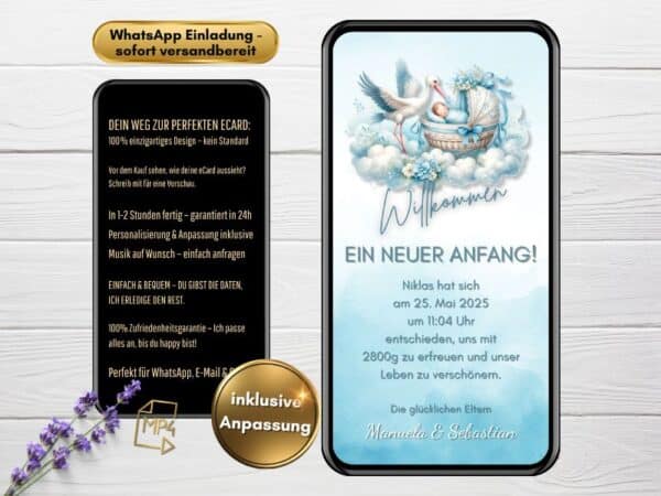 WhatsApp Geburt