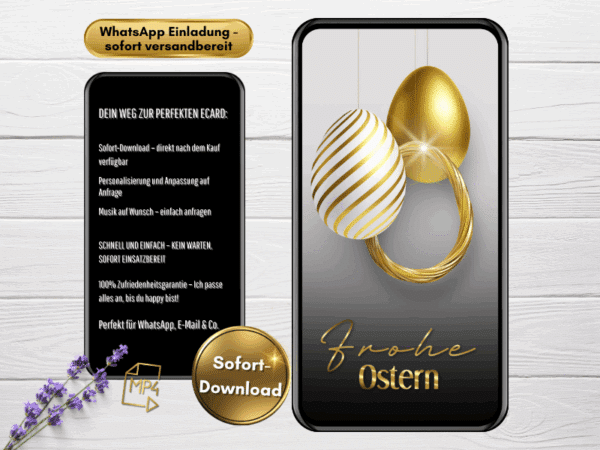 frohe Ostern für WhatsApp