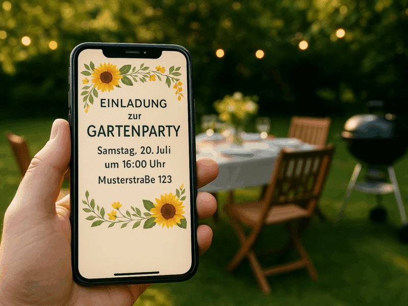 Einladung Sommerfest Vorlagen