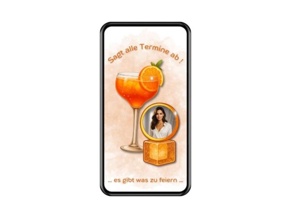 Aperol Geburtstagskarte