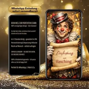 Einladung zum Fasching