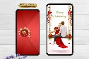 Animierte Grußkarte Liebe per WhatsApp