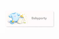Babyparty Einladung animiert mit Musik