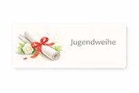 Jugendweihe Einladung animiert mit Musik