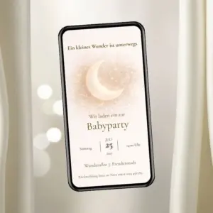 Baby Shower Einladung