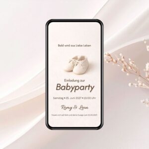 Einladung Babyparty
