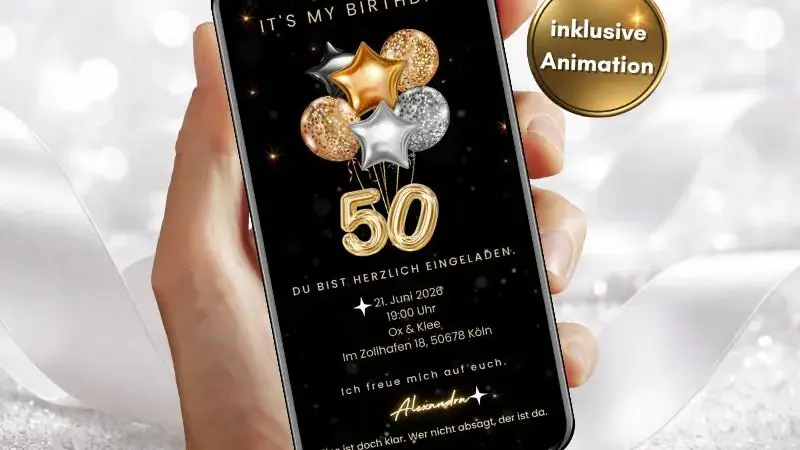 50 Geburtstag WhatsApp