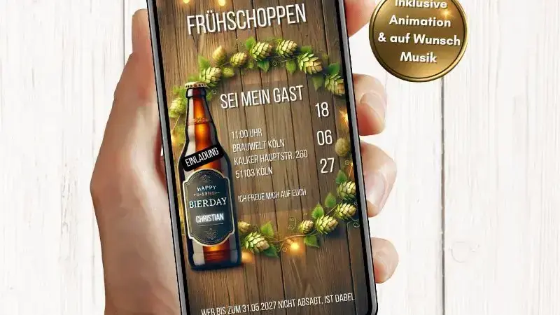 Frühschoppen Einladung