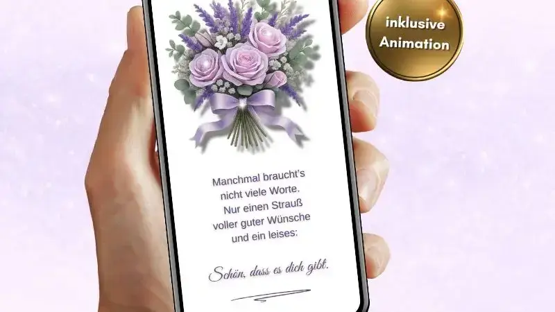 WhatsApp Blumenstrauß Geburtstag