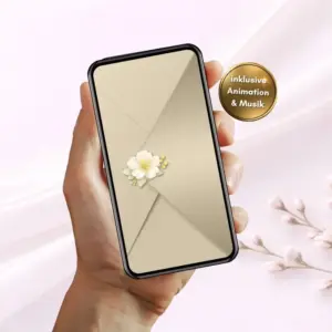 digitale Einladung Kommunion WhatsApp