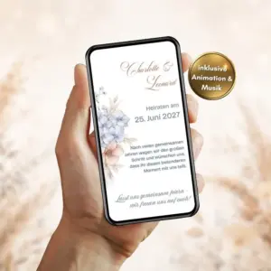 Boho Hochzeitseinladung