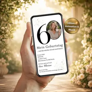 Einladung 60 Geburtstag Frau