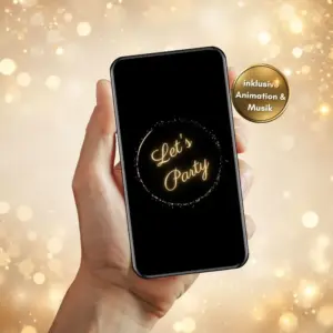 digitale Einladung 40 Geburtstag