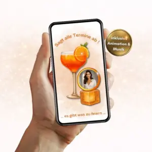 Aperol Geburtstagskarte
