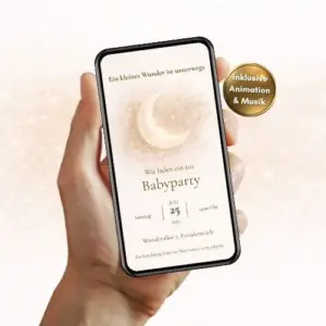 Babyparty Einladung WhatsApp