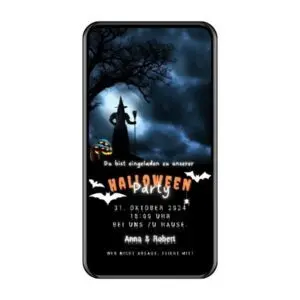 eCard Halloween Einladung Hexenparty