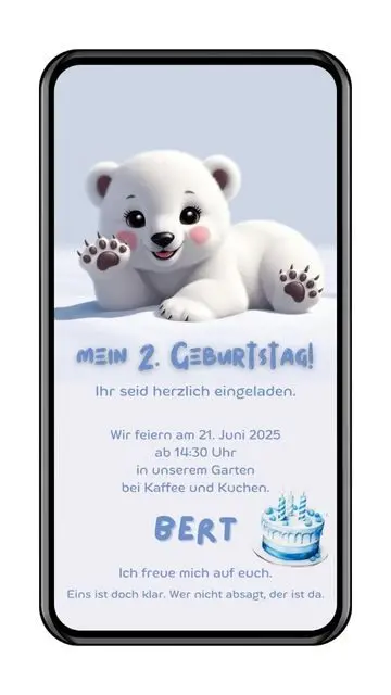 2 geburtstag einladung